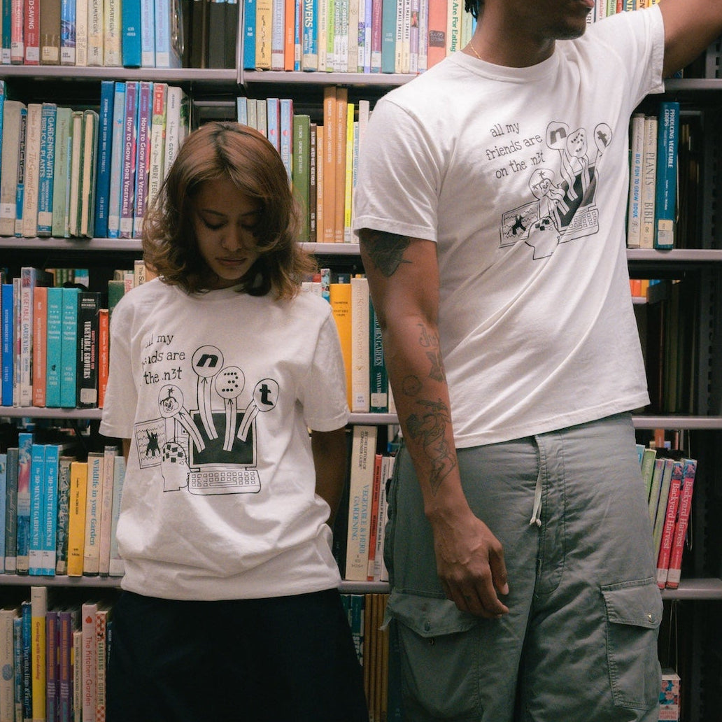 all my friends are on the .n3t t tshirt