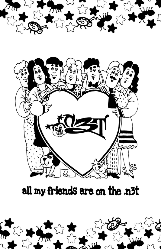 all my friends are on the .n3t poster