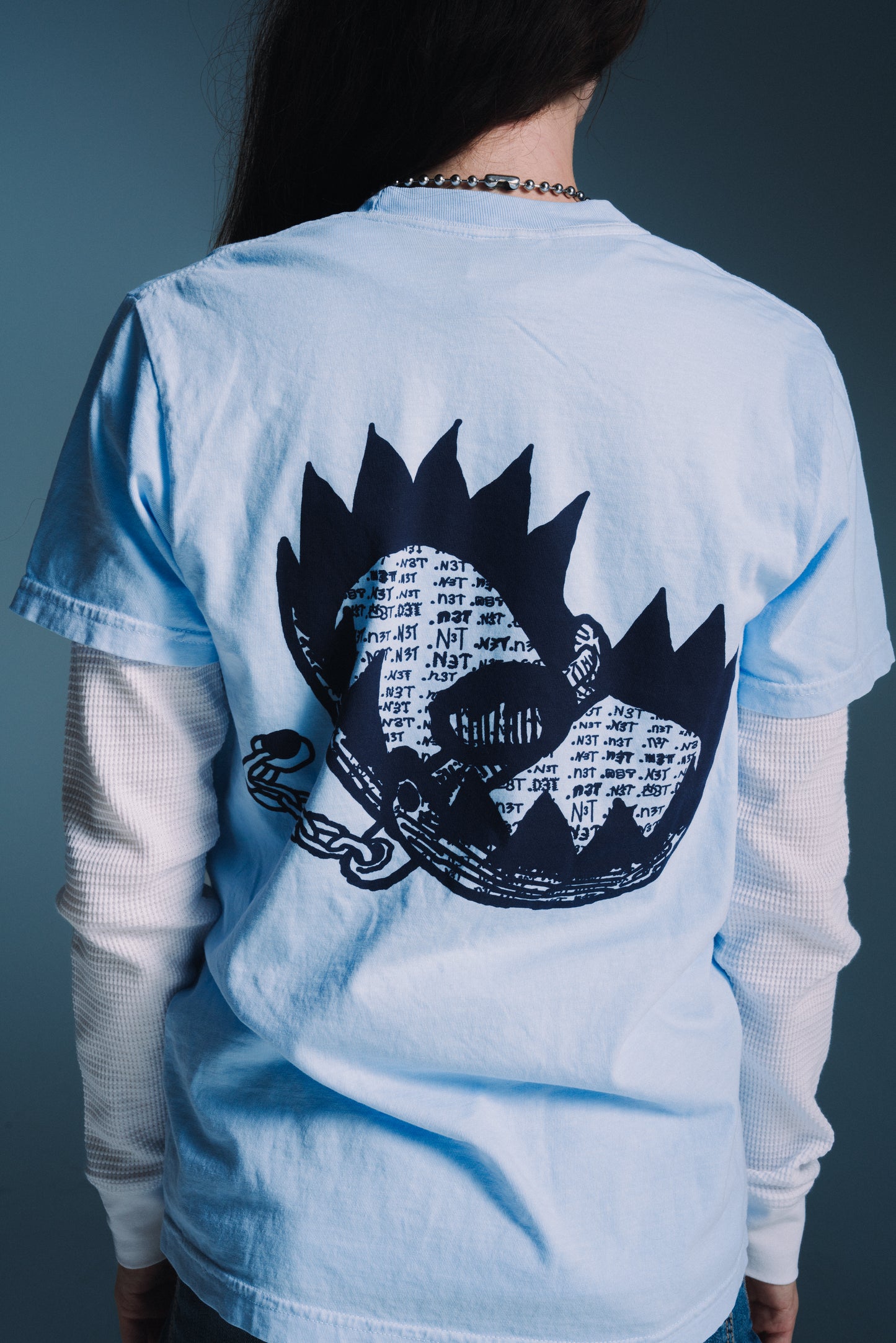 caught in the .n3t t shirt
